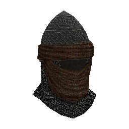 100 | Decorated Saracen Helmet with Mail | itm_helm_saracin_j
