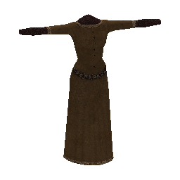 155 | Brown Dress | itm_brown_dress