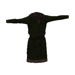 233 | Green Robe with Cape | itm_byrnie_a_tunic_c