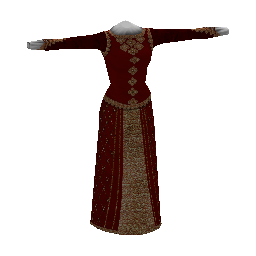 239 | Red Courtly Dress | itm_red_dress2