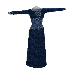 240 | Blue Courtly Dress | itm_rich_blue_dress