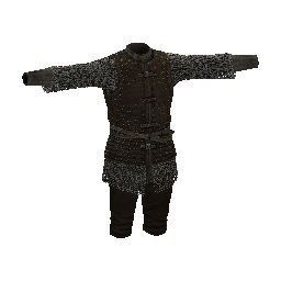 280 | Brown Light Brigandine with Mail | itm_brigandine_brown_mail