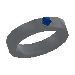 649 | Silver Ring with Sapphire | itm_silver_ring_sapphire